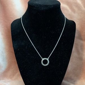 Sterling Silver Marcasite necklace - EUC